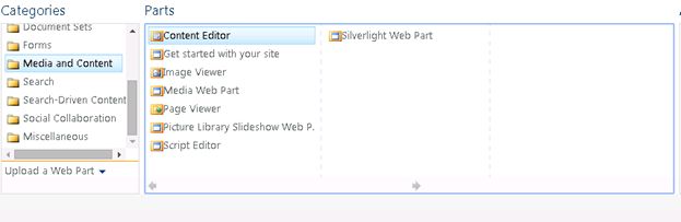 Content Editor Webpart